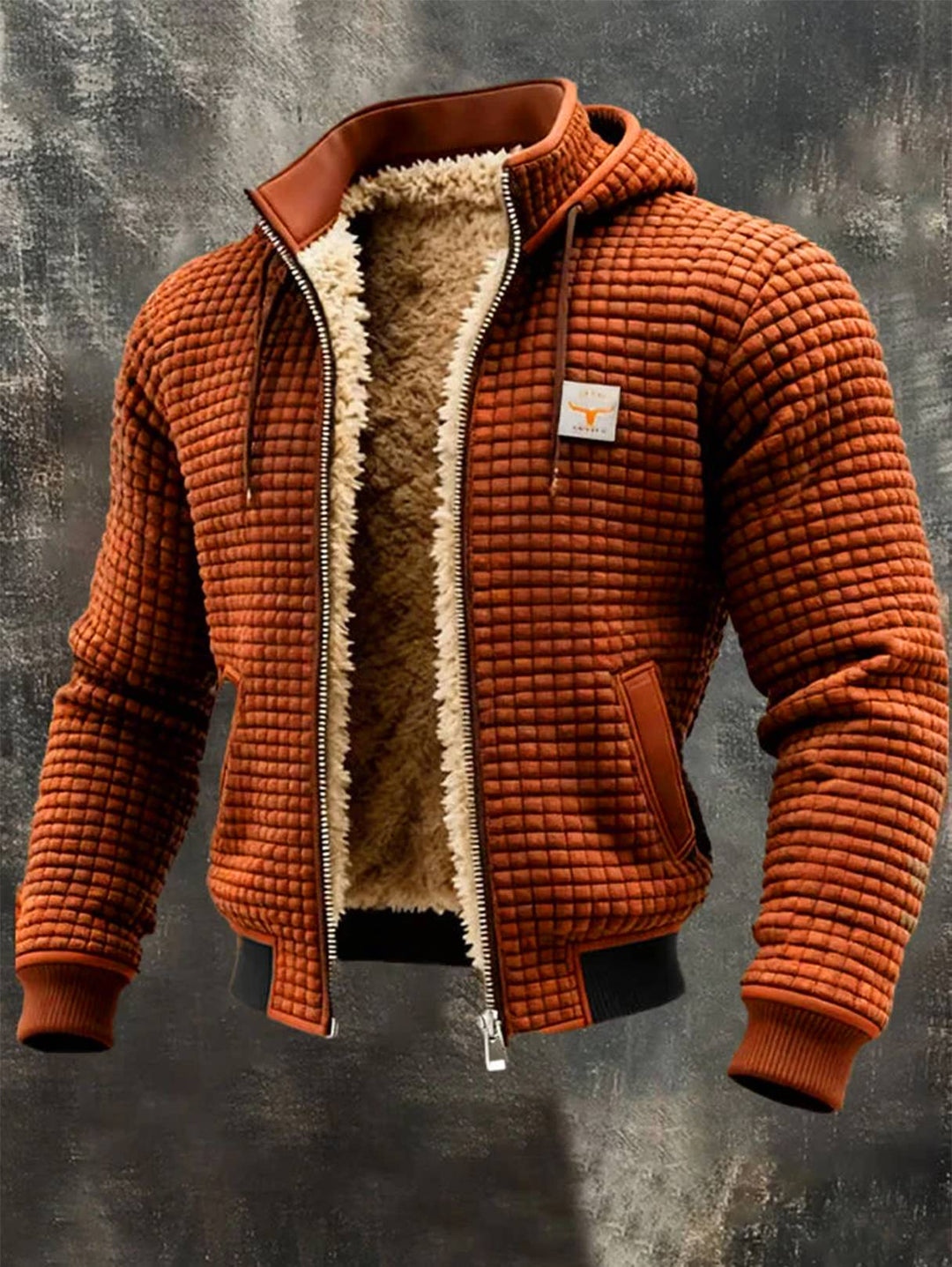 Charlie™ | Retro Hooded Zip-Up Jacket